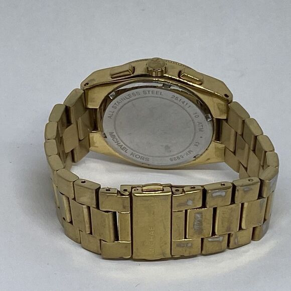 Michael Kors MK5926 Women's Gold Stainless Steel Analog Dial Quartz Watch OP757 - Picture 10 of 12